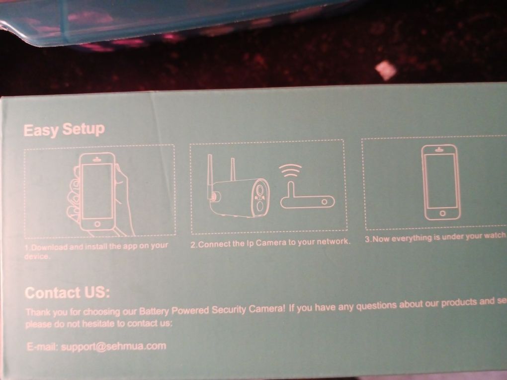 Sehmua Battery Powered Security Camera