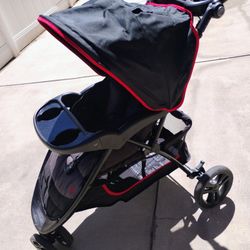 3 Wheel Compact Fold Stroller