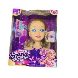 Zuru Sparkle Girls Stylings Head Playset Toy 18 Pieces New