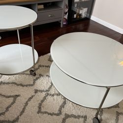 White Strind Coffee Table 