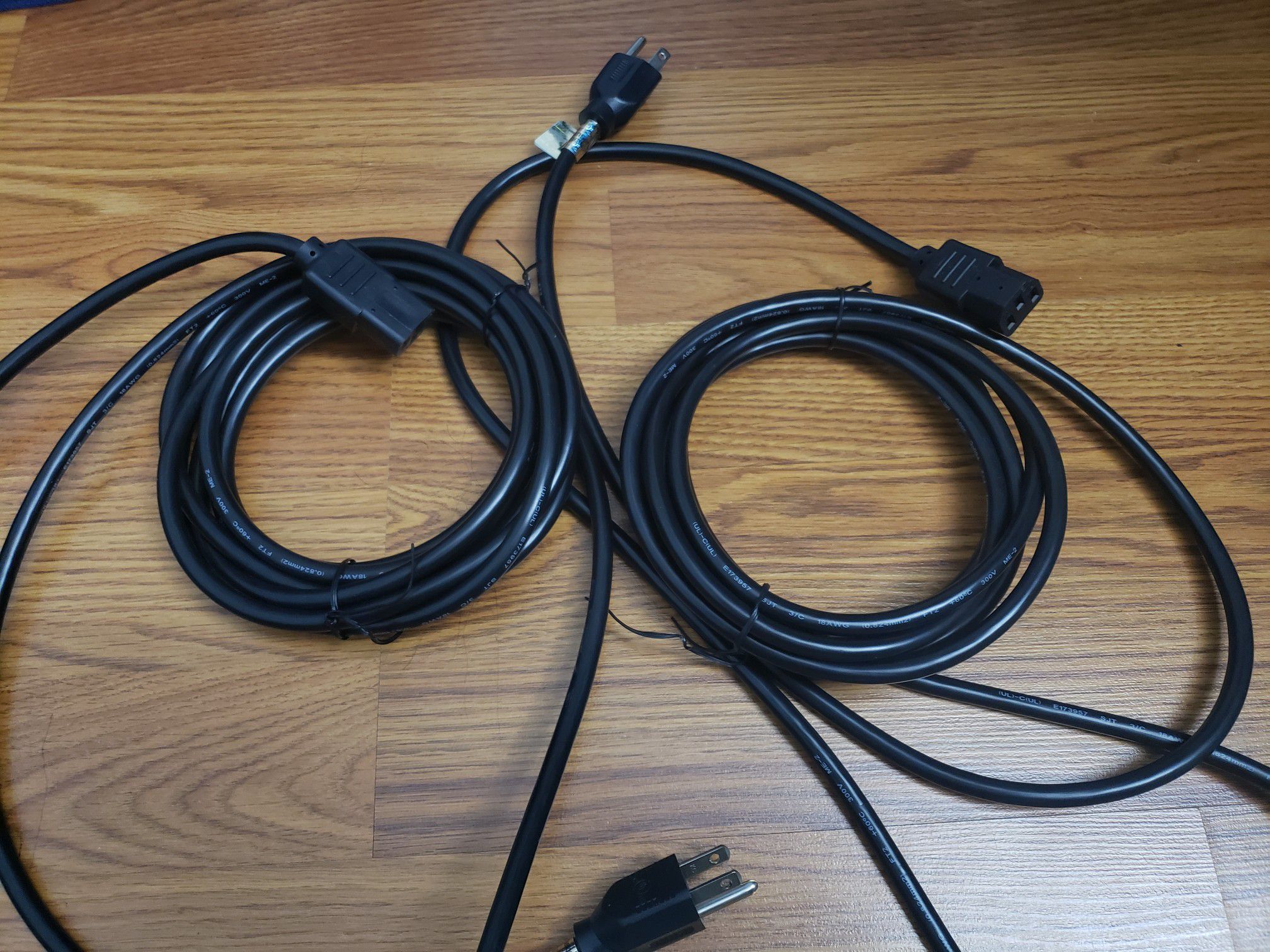 Monitor power cables