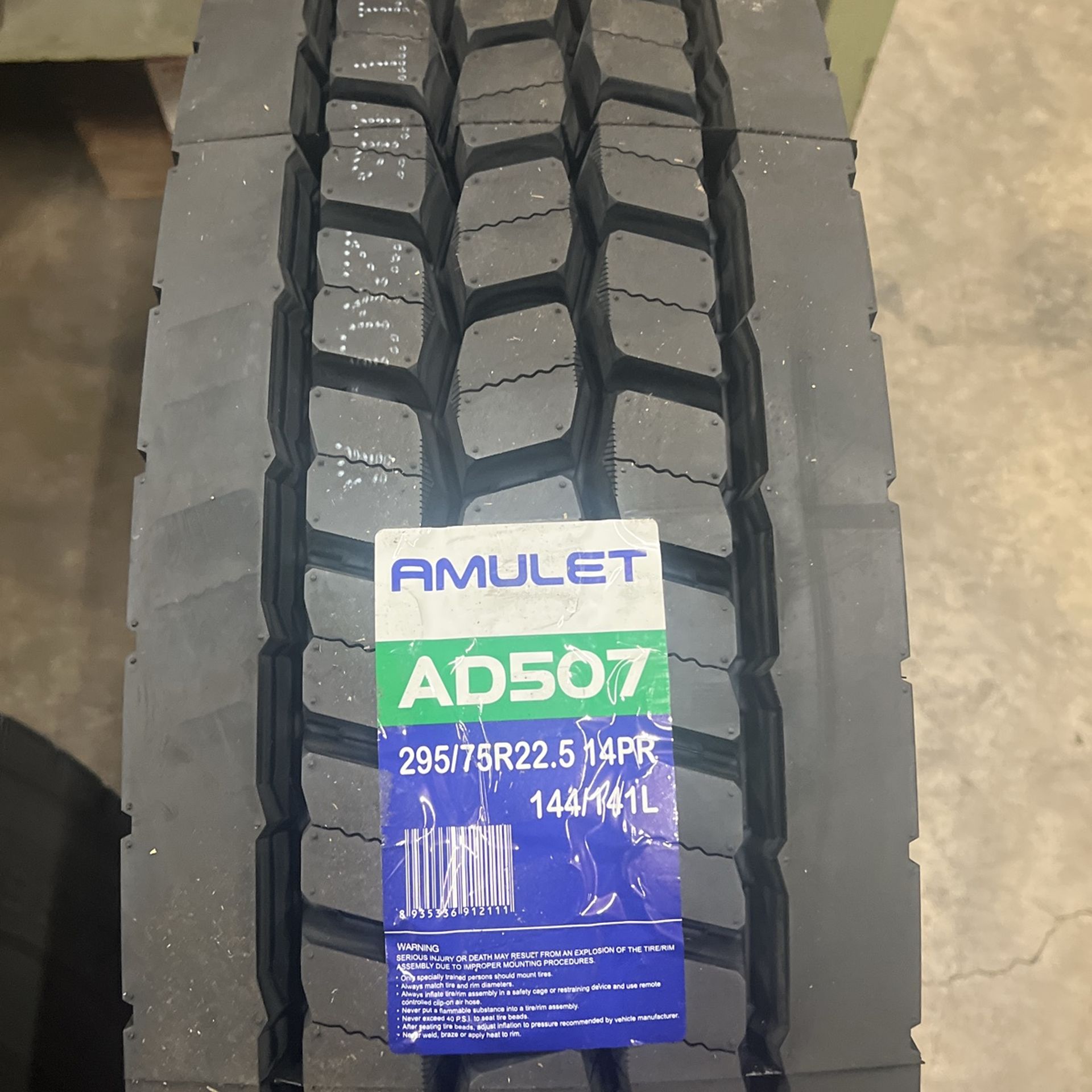 New Commercial Truck Tires Amulet