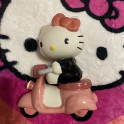 Hello Kitty Motorcycle Ceramic 