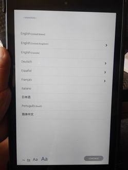 Fire tablet