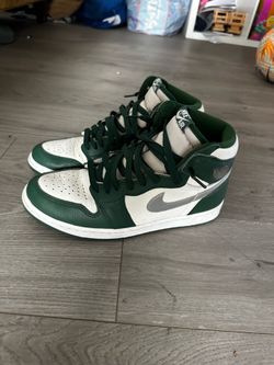 Air Jorden 1 retro high og gorge green