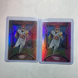 Isiah Pacheco Rate Football Card Lot (2 Cards)