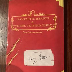 Fantastic Beasts & Where To Find Them Harry Potter Book