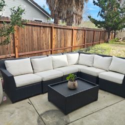 Large Outdoor Patio Sectional Set