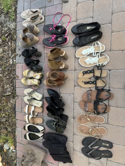👠 Women’s Shoe Lot – 20 Pairs – Size 9/9.5/10 – Must Take All! 👟👢 