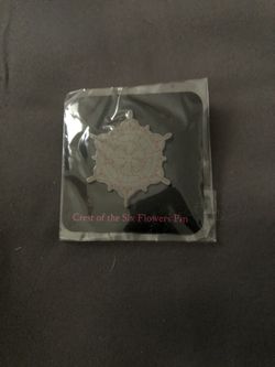 Rokka Braves of the Six Flowers Crest of the Six Flowers Enamel Pin Loot Anime