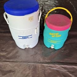 5 and 3 Gallon Drink Coolers