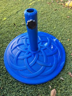 26LBS Umbrella Base Stand Color: deep blue
