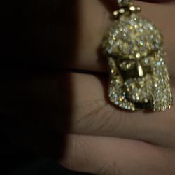 14k Gold Diamond Pendant 