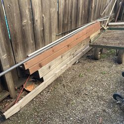 Fence  post 4 x 6 x 8’ pressure treated. Seasoned $15 each. I have two.