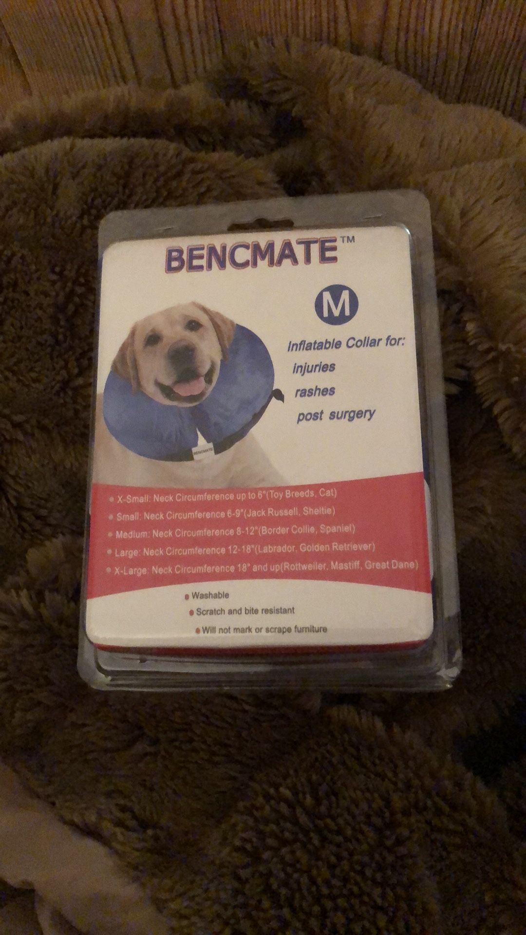 Bencmate Medium Dog Inflatable Collar 
