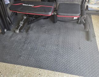 Bench Press And Mat