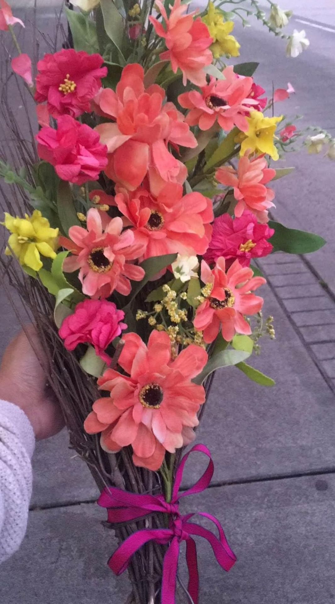 Colorful Flower Bouquet about 1x2 ft