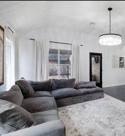 Living Spaces Sectional Sofa