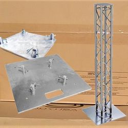 Trusst Professional Stage Rigging Aluminum Totem System 12" Top Plate 24x24 Base Plate 6ft DJ Truss 🚨 Payment Options Available 🚨 No Credit Needed  