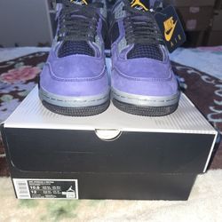 Jordan 4 Retro Imperial Purple Lakeshow Size 10.5M