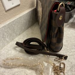 Brown Clutch With Optional Straps 