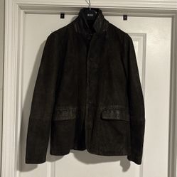 All Saints Leather Blazer 