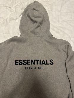Grey Essentials Hoodie Size M