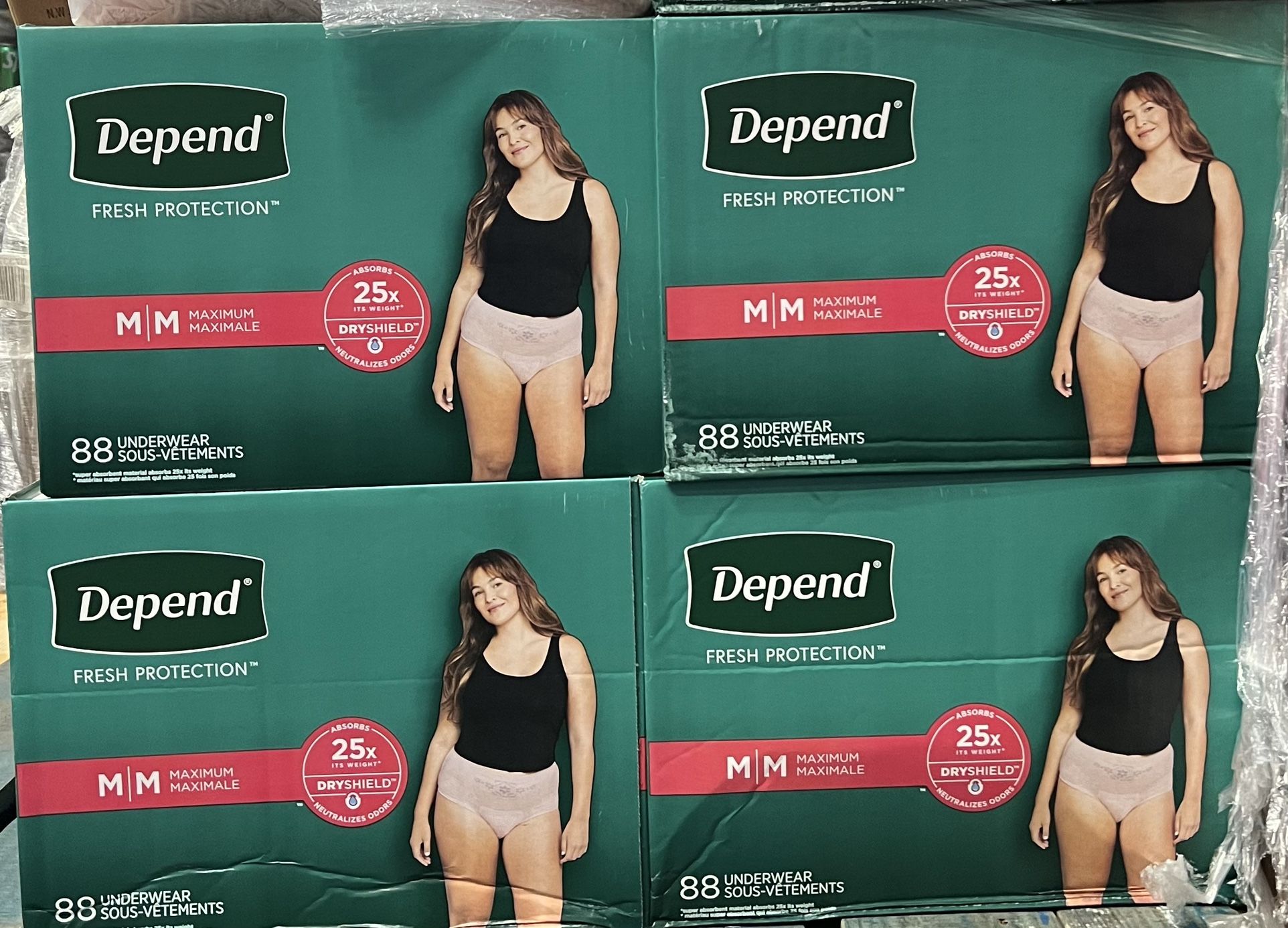 Pampers para adultos, 88 count, size Medium $30