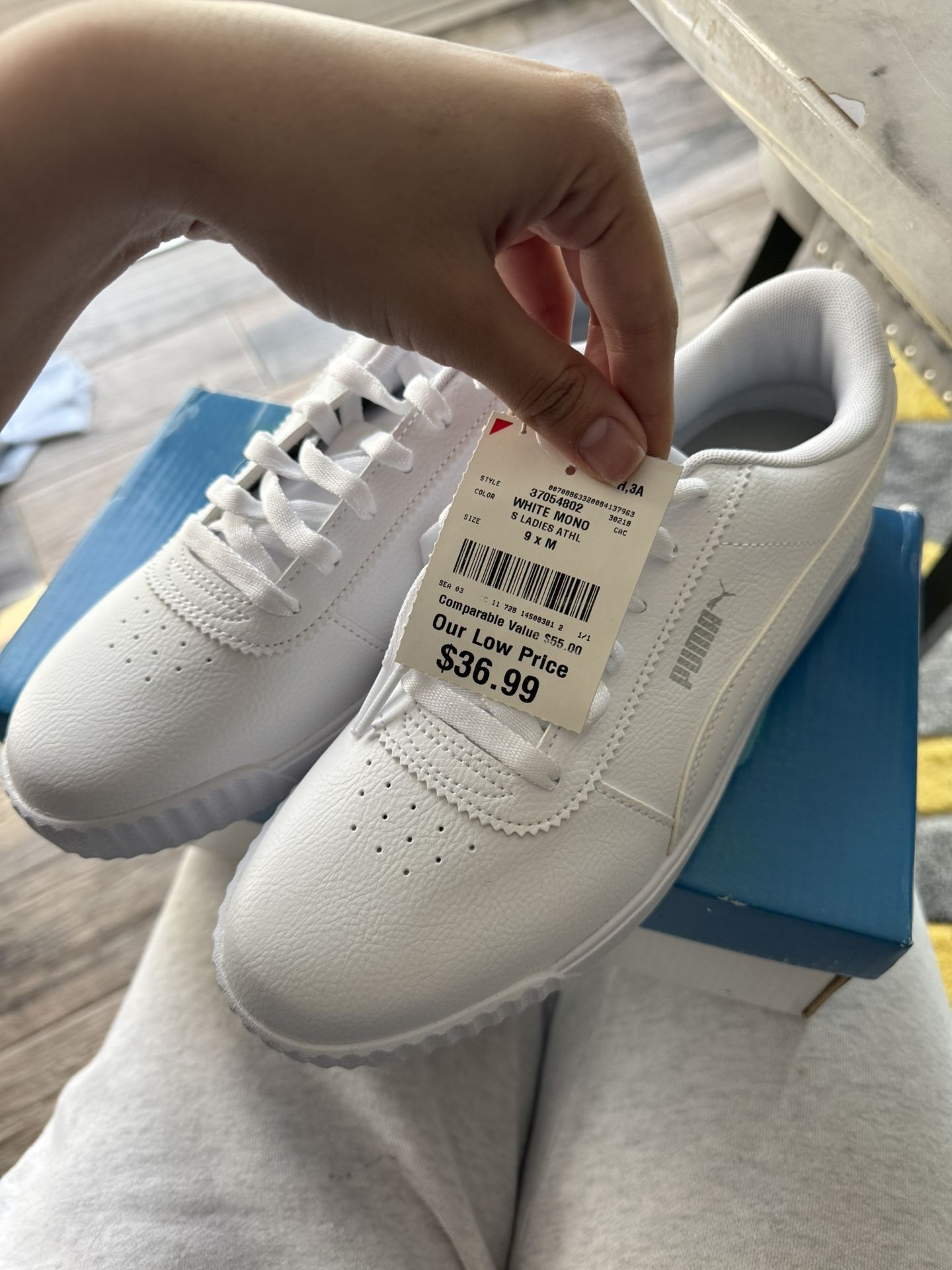 White Puma Sneakers
