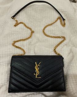 YSL WALLET CHAIN BAG  SAINT LAURENT
