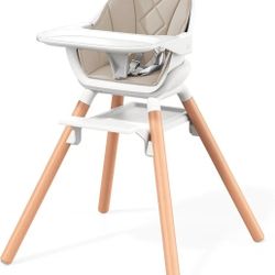 High Chair, High Chairs for Babies and Toddlers, Baby High Chair for Eating, 6 in 1