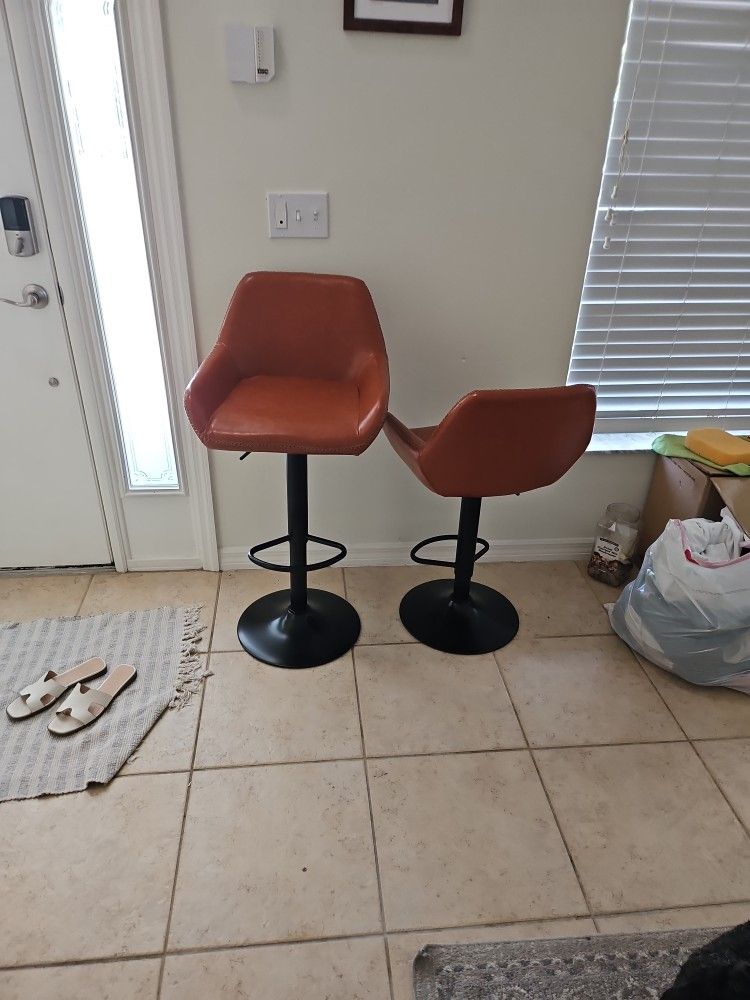 Leather Barstools