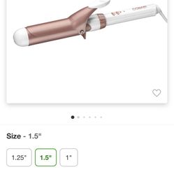 brand new conair Double Ceramic Rosegold Curling Iron