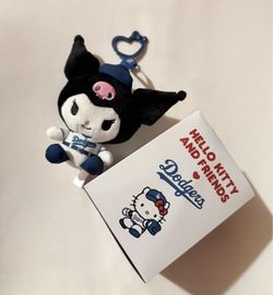 Hello Kitty & Friends x Dodgers Kuromi Plush Clip