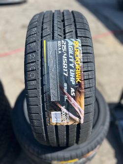 215-45R17 blackhawk new tires🛞