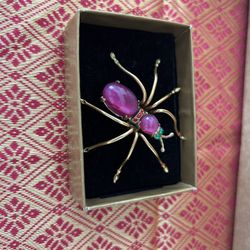 Vintage Brooch Spider 