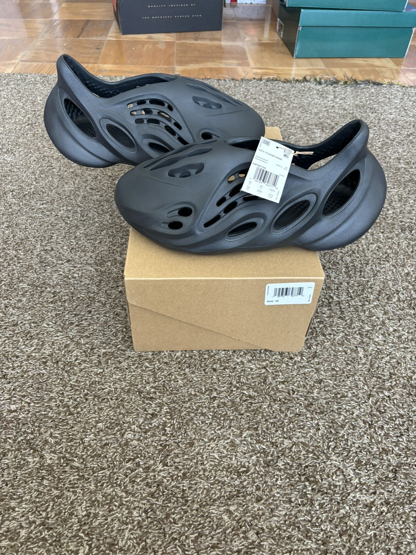 Adidas Yeezy Foam Runner Onyx Size 10