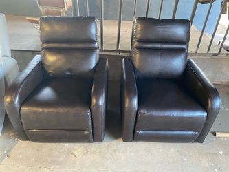 Leather Power Recliner Chair