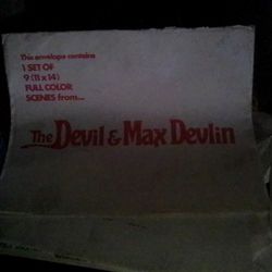 This Envelope Contains One Set Of 9 11x14 Food Color Scenes From The Devil And Max Devlin Walt Disney Productions
