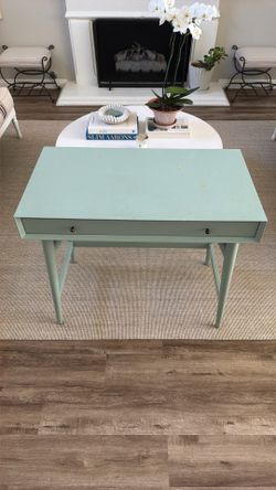 West Elm Mid Century Modern Mint Green Desk
