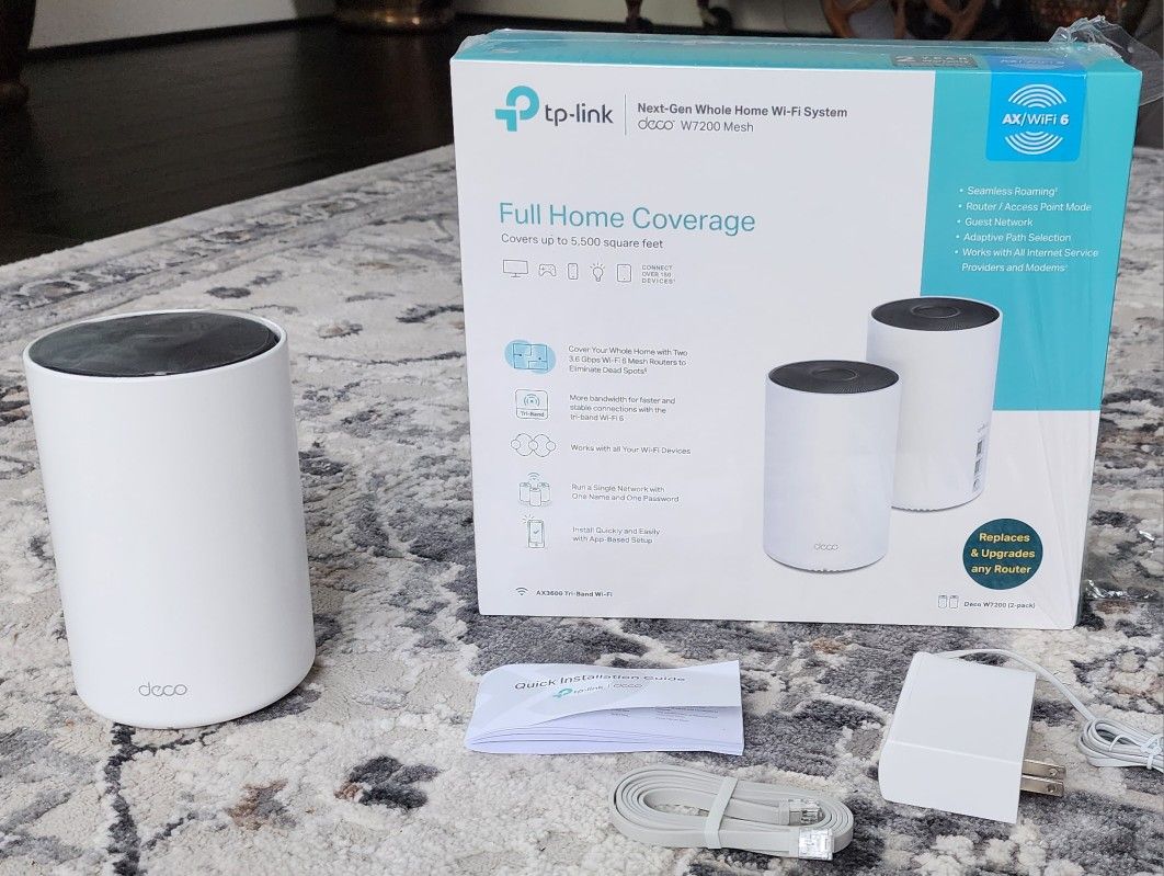 TP-Link Powerful Tri-Band Wi-Fi 6 Mesh Router System