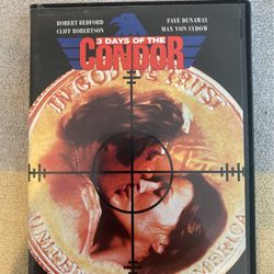 3 Days Of The Condor DVD Robert Redford Faye Dunaway