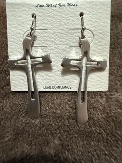 Christian Silver Earrings
