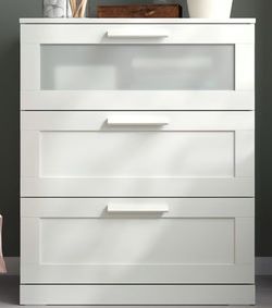 IKEA BRIMNES 3 drawer dresser white
