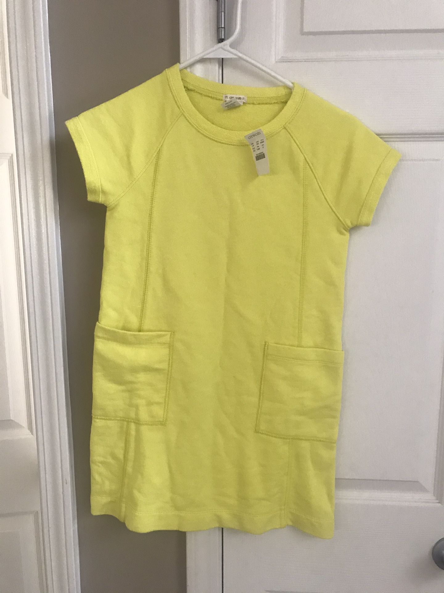 Crewcuts Yellow Sweatshirt Dress Size 10