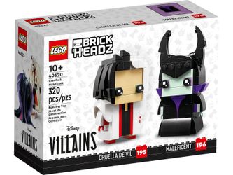 LEGO BRICKHEADZ: Cruella & Maleficent (40620)