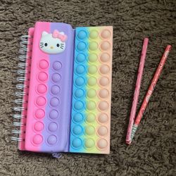 Hello Kitty pop it notebook