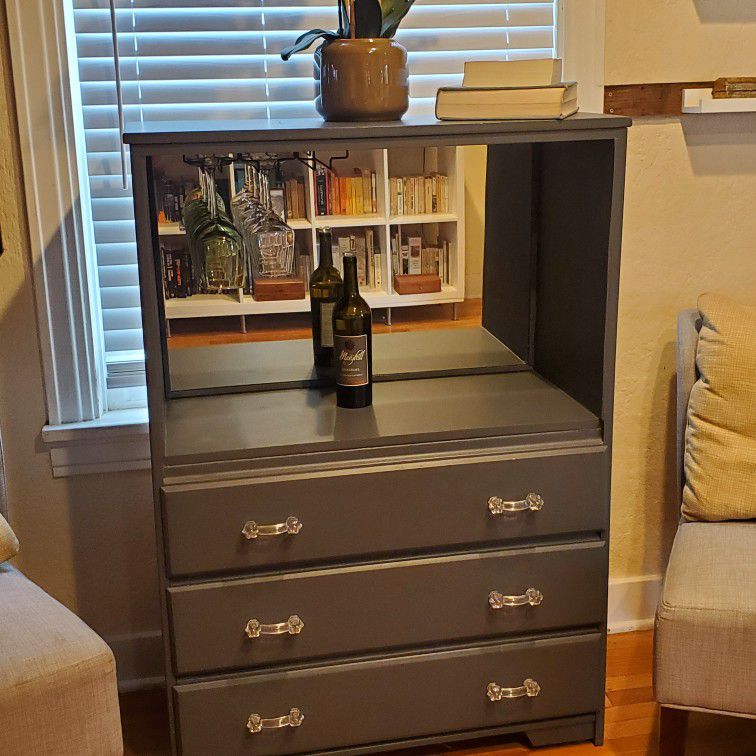 Price Drop: Upcycled Wine Cabinet