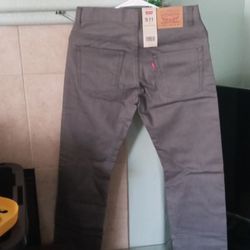 511 Levis. Slim Grey Jeans Size 28x28