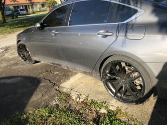 22” niche wheels staggered